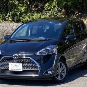 2020 Toyota Sienta black gasoline used car Japan export