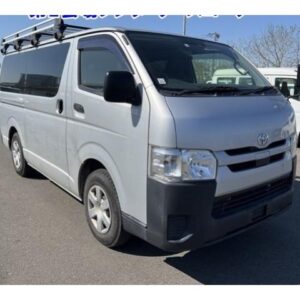 2019 Toyota Hiace Van silver gasoline used car Japan export