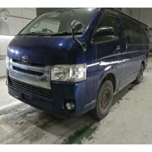 2016 Toyota Hiace Van blue diesel used car Japan export