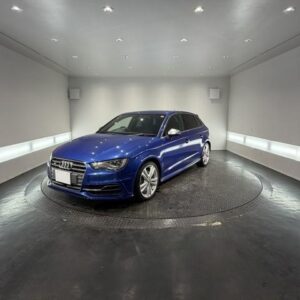 2015 Audi S3 blue gasoline used car Japan export