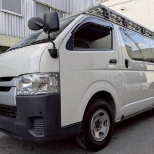 2020 Toyota Hiace Van white diesel used car Japan export