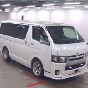 2013 Toyota Regius Ace Van pearl diesel used car Japan export