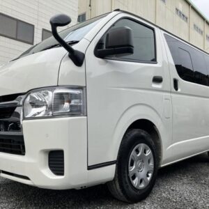 2023 Toyota Hiace Van white diesel used car Japan export