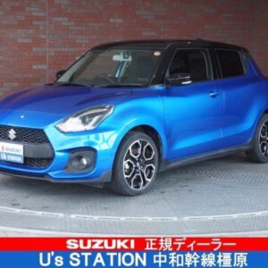 2021 Suzuki Swift Sport blue gasoline used car Japan export