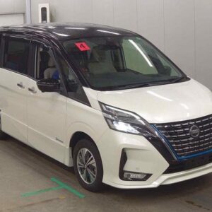 2022 Nissan Serena pearl gasoline used car Japan export