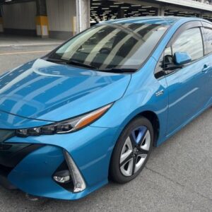 2017 Toyota Prius Phv blue hybrid used car Japan export