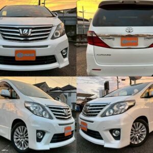 2014 Toyota Alphard pearl gasoline used car Japan export