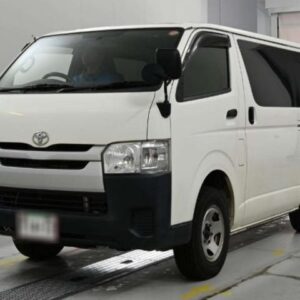 2016 Toyota Hiace Van white diesel used car Japan export