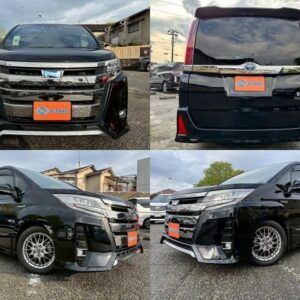 2019 Toyota Noah black gasoline used car Japan export