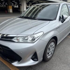 2019 Toyota Corolla Fielder silver gasoline used car Japan export