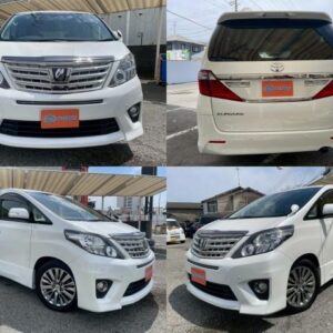 2013 Toyota Alphard pearl gasoline used car Japan export