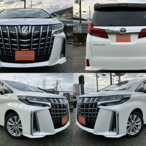 2019 Toyota Alphard pearl gasoline used car Japan export