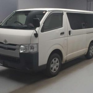 2018 Toyota Hiace Van white diesel used car Japan export