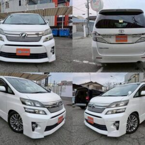 2013 Toyota Vellfire pearl gasoline used car Japan export