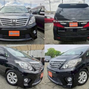 2013 Toyota Alphard black gasoline used car Japan export