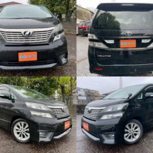 2009 Toyota Vellfire black gasoline used car Japan export