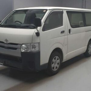 2020 Toyota Hiace Van white diesel used car Japan export