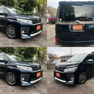 2015 Toyota Voxy black gasoline used car Japan export
