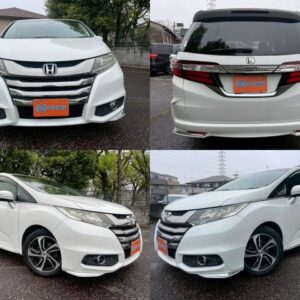 2014 Honda Odyssey pearl gasoline used car Japan export