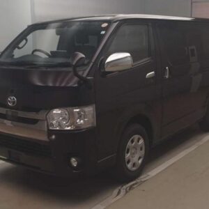 2019 Toyota Hiace Van purple diesel used car Japan export