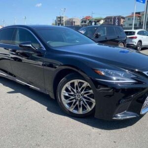 2018 Lexus Ls black hybrid used car Japan export