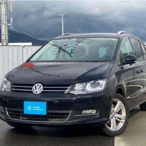 2022 Volkswagen Sharan black gasoline used car Japan export