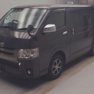 2017 Toyota Hiace Van gray diesel used car Japan export