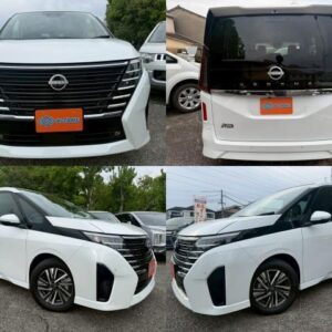 2023 Nissan Serena pearl gasoline used car Japan export