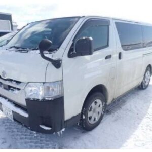 2021 Toyota Hiace Van white diesel used car Japan export