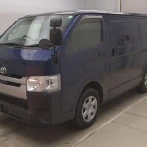 2018 Toyota Hiace Van blue diesel used car Japan export