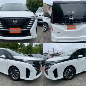2023 Nissan Serena pearl gasoline used car Japan export