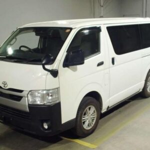2021 Toyota Hiace Van white diesel used car Japan export