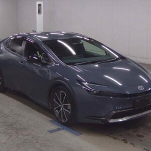 2023 Toyota Prius gray gasoline used car Japan export