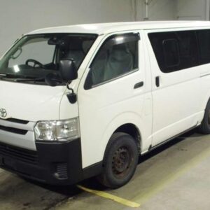 2017 Toyota Hiace Van white diesel used car Japan export