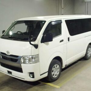2021 Toyota Hiace Van white diesel used car Japan export