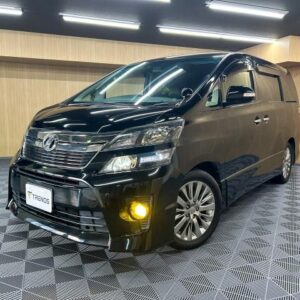 2013 Toyota Vellfire black gasoline used car Japan export
