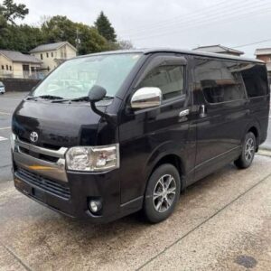 2018 Toyota Regius Ace Van black diesel used car Japan export