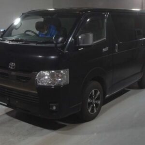 2023 Toyota Hiace Van black diesel used car Japan export