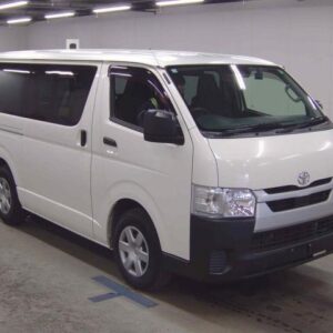 2020 Toyota Hiace Van white gasoline used car Japan export