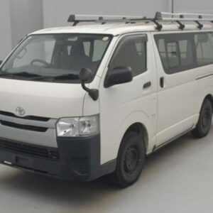 2016 Toyota Hiace Van white diesel used car Japan export