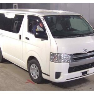 2020 Toyota Hiace Van white diesel used car Japan export