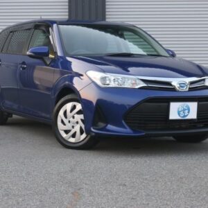 2021 Toyota Corolla Fielder blue hybrid used car Japan export