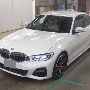 2022 Bmw 3 Series white diesel used car Japan export