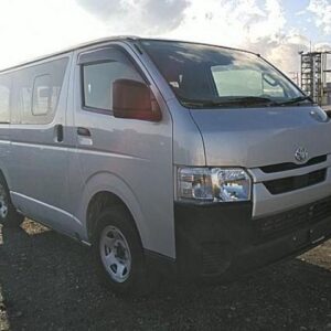 2022 Toyota Hiace Van silver diesel used car Japan export