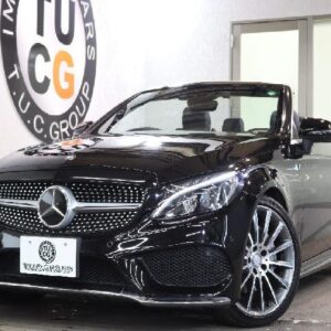 2017 Mercedes Benz C-Class black gasoline used car Japan export