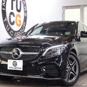 2019 Mercedes Benz C-Class black gasoline used car Japan export