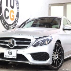 2015 Mercedes Benz C-Class silver gasoline used car Japan export