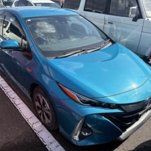 2017 Toyota Prius Phv blue gasoline used car Japan export