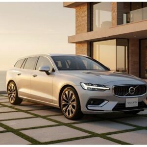 2023 Volvo V60 silver hybrid used car Japan export