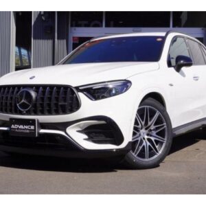 2025 Mercedes Amg Glc white hybrid used car Japan export